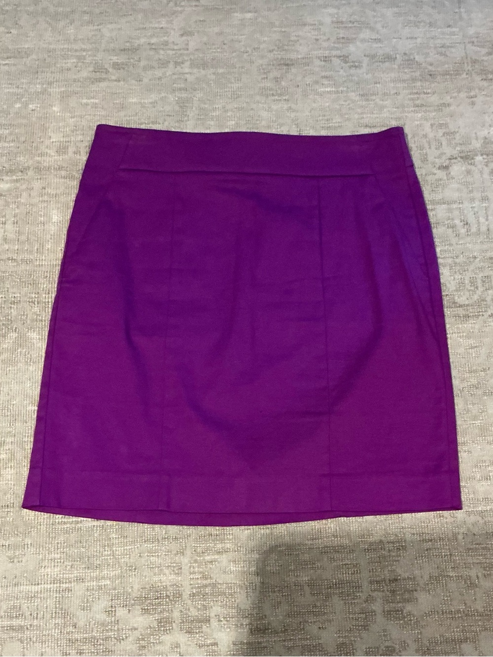 Ann Taylor Vibrant Purple Mini Skirt